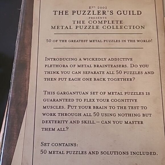 The Puzzler's Guild Metal Puzzle Collection - Picture 5 of 11